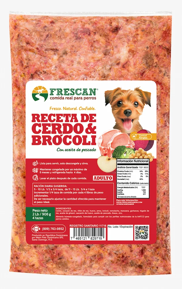 Receta de Cerdo & Brócoli 2 Libras Receta de Cerdo & Brócoli 2 Libras