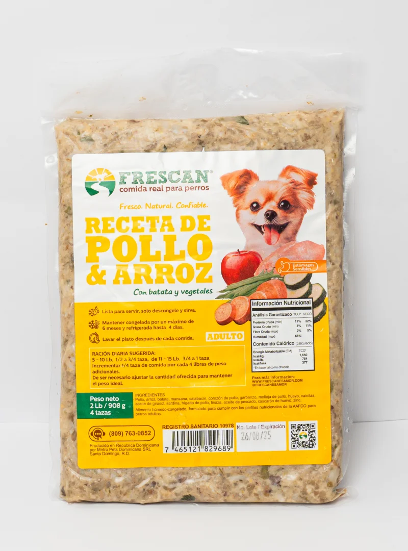 Receta de Pollo & Arroz 2 Libras